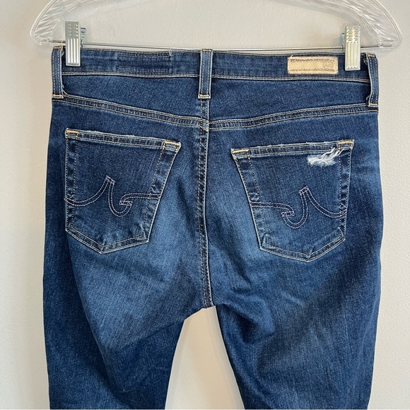 Adriano Goldschmied Jeans Womens 27 Denim The Legging Ankle Distressed Skinny AG - Picture 14 of 16